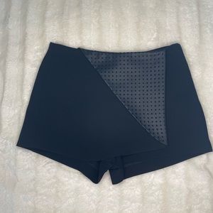 BCBG Black Skort, skirt, shorts, Size 0